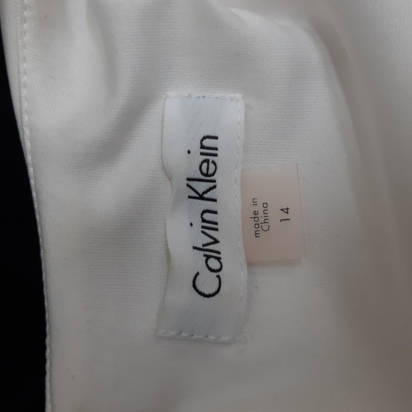 Calvin Klein Color Block Sleeveless Sheath Dress - Picture 6 of 7